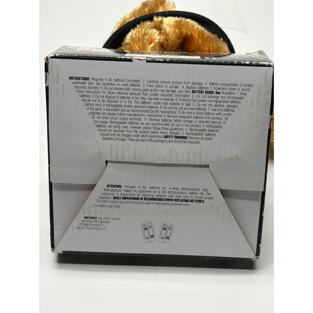 Spencer's Funky Monkey Older Than Dirt Dancing Singing Birthday Plush Toy 1968 - Picture 5 of 6